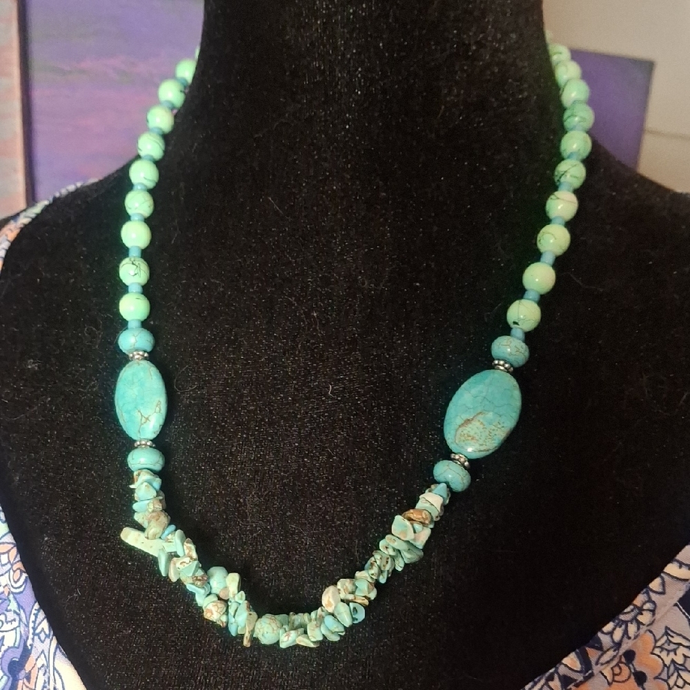Turquoise Beaded Women’s Necklace - Brand